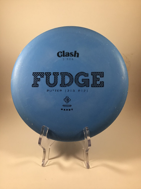 Vist Large View of Product Image Which is Used Clash Discs HARDY FUDGE Disc Golf Putter Royal Blue 170g