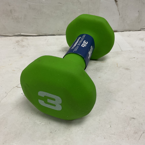 Vist Large View of Product Image Which is Used Fitness Gear Hex Dumbbell Green 3 lb