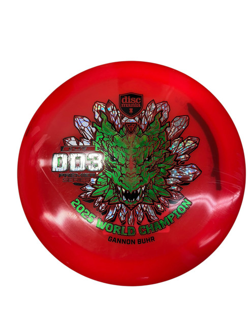 Vist Large View of Product Image Which is Used Discmania Q LINE DD3 BUHR Disc Golf Driver Red 173g