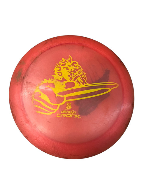 Vist Large View of Product Image Which is Used Discraft BIG Z CRANK PFN Disc Golf Driver Red