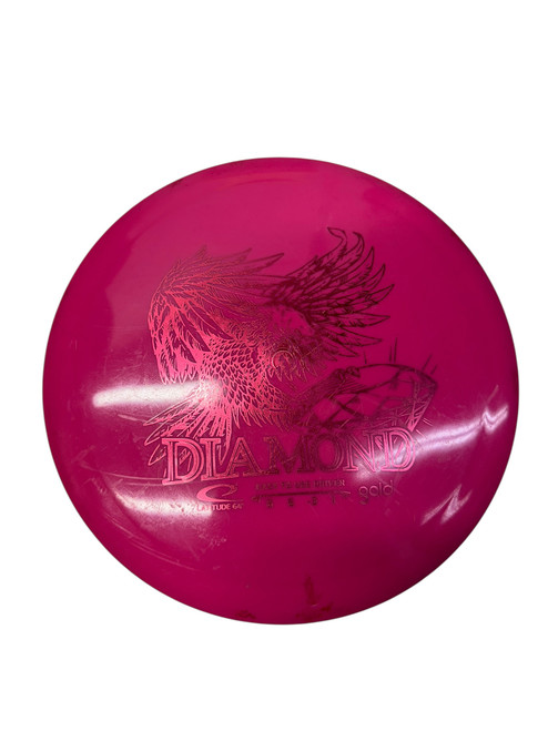 Vist Large View of Product Image Which is Used Latitude 64 GOLD DIAMOND Disc Golf Driver Pink 150g