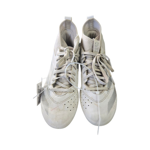 Vist Large View of Product Image Which is Used Adidas Adult FB Cleats White Senior 5.5