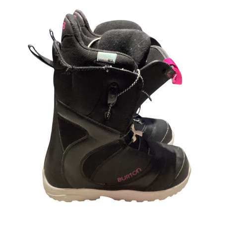 Vist Large View of Product Image Which is Used Burton MINT Womens Snowboard Boots Black Senior 5.5