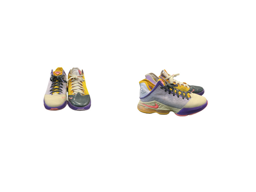 Vist Large View of Product Image Which is Used Nike Basketball Shoes M Purple Senior 8.5