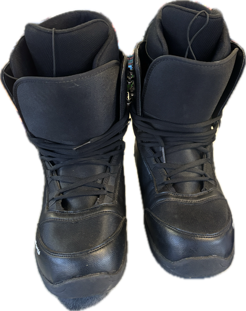 Vist Large View of Product Image Which is Used 540 REBEL Mens Snowboard Boots Black Senior 12