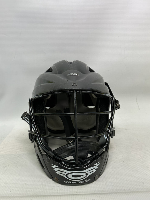Vist Large View of Product Image Which is Used Cascade CPVR Lacrosse Helmet Black S/M