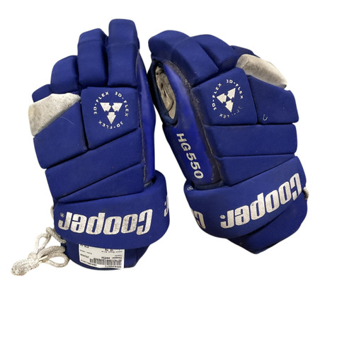 Vist Large View of Product Image Which is Used Cooper HG550 Senior Gloves Royal Blue 15"