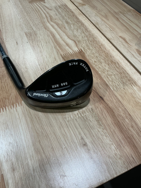 Vist Large View of Product Image Which is Used Cleveland 588 RTX Golf Wedge Mens RH 56 Degree