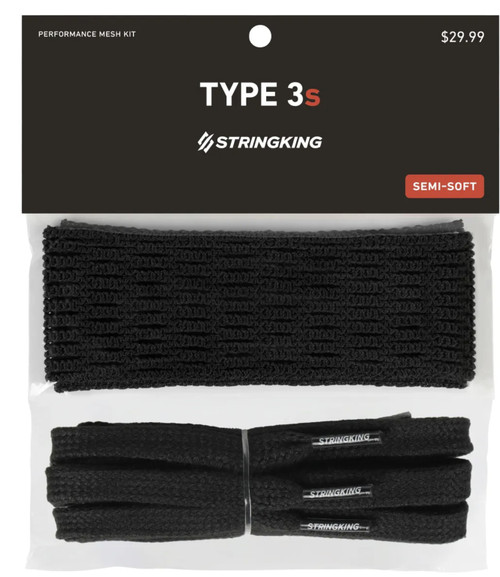 Vist Large View of Product Image Which is New String King 3S MESH KIT LAX Mesh Piece Black