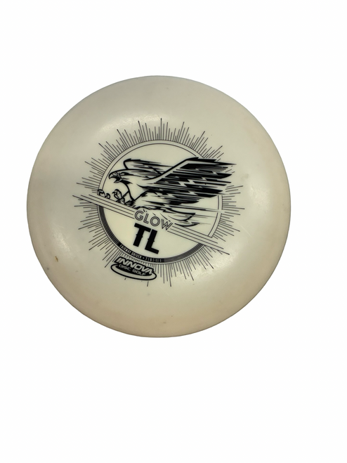 Vist Large View of Product Image Which is Used Innova TL GLOW Disc Golf Driver White