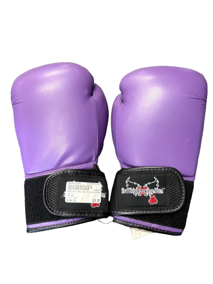 Vist Large View of Product Image Which is Used Century Boxing Gloves Purple LG