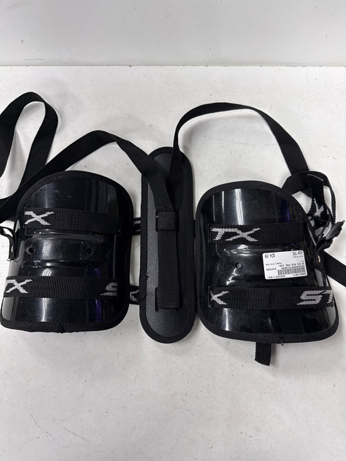 Vist Large View of Product Image Which is Used STX RIB PAD Lacrosse Rib Pads Black XXS