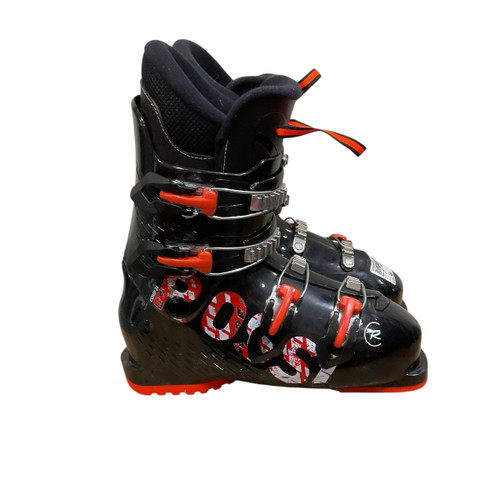 Vist Large View of Product Image Which is Used Rossignol COMP J4 Mens DH Ski Boot Black 255 MP - M07.5 - W08.5