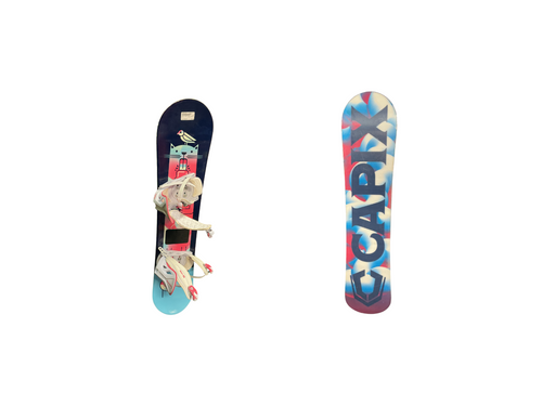 Vist Large View of Product Image Which is Used Capix CAPIX FROST Girls Board/Binding Carolina Blue And Pink 118 cm