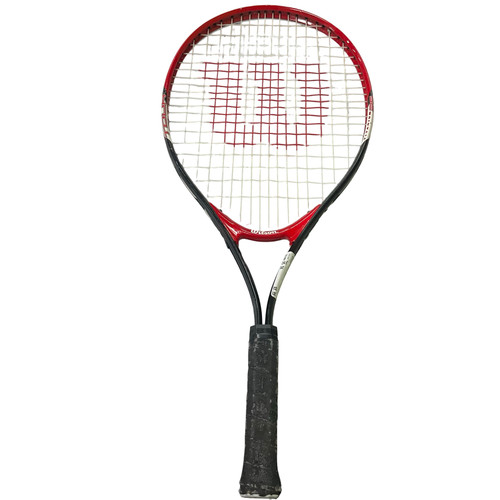 Vist Large View of Product Image Which is Used Wilson TOUR 25 Junior Tennis Racquet Red 25"