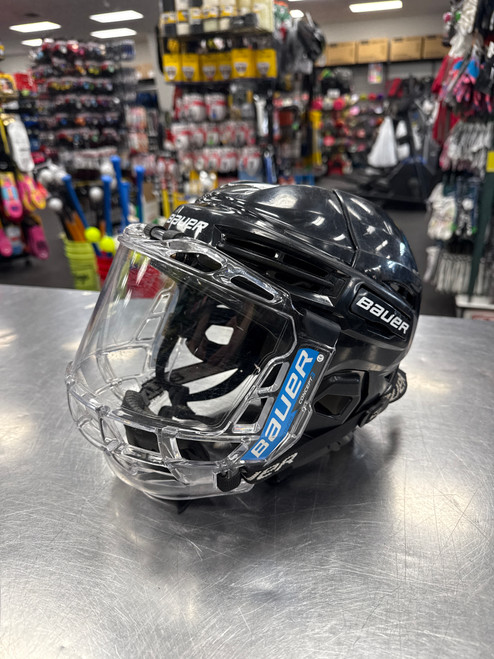 Vist Large View of Product Image Which is Used Bauer IMS 5.0 Helmet Cage Combo Black MD