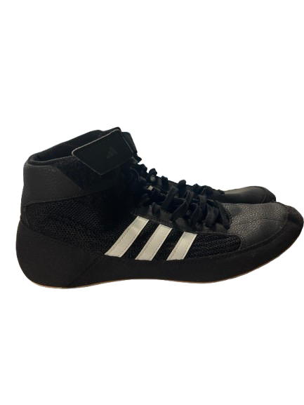 Vist Large View of Product Image Which is Used Adidas Wrestling Shoes Black Senior 10.5