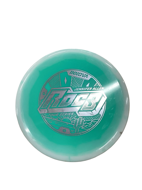 Vist Large View of Product Image Which is Used Innova ROC 3 TOUR SERIES Disc Golf Mid Range Turquoise