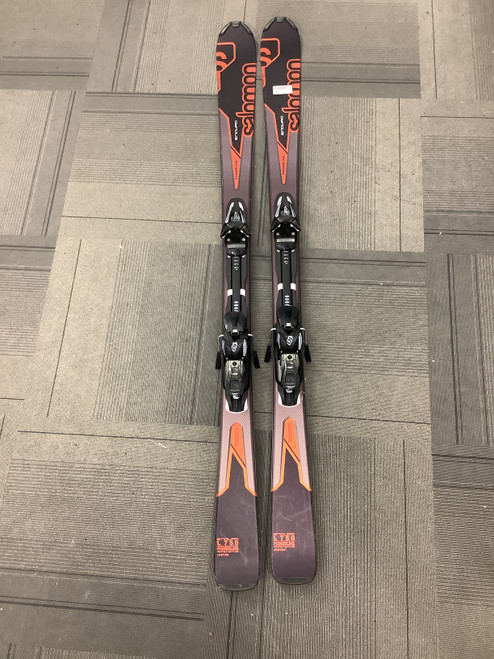 Vist Large View of Product Image Which is Used Salomon ENDURO L750 Mens DH Ski/Binding Black 160 cm