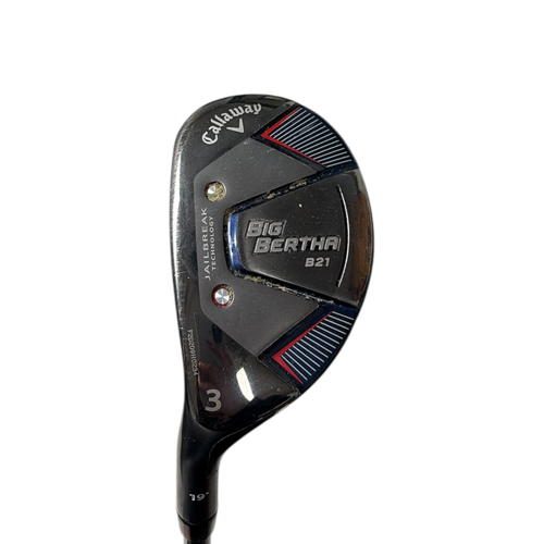 Vist Large View of Product Image Which is Used Callaway BIG BERTHA B21 Mens Hybrid Club Left Hand 3 Hybrid