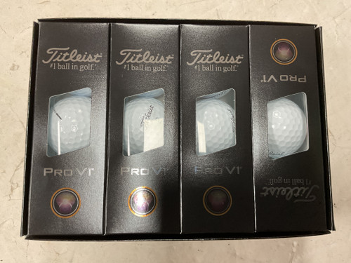 Vist Large View of Product Image Which is Used Titleist PRO V1 12 Pack - Golf Balls Black