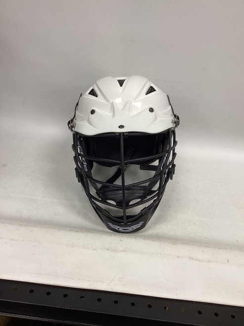 Vist Large View of Product Image Which is Used Cascade CPV-R Lacrosse Helmet White M/L