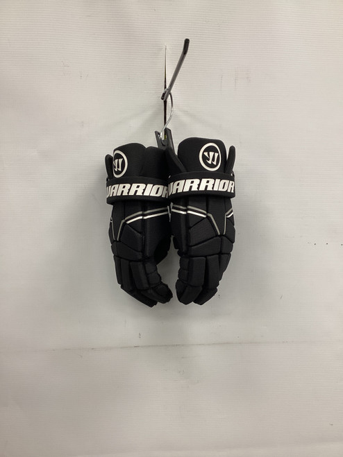 Vist Large View of Product Image Which is Used Warrior BURN Lacrosse Gloves Junior Black LG