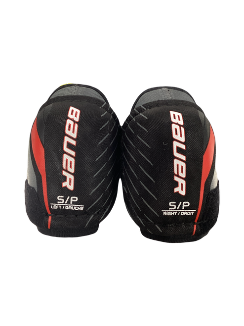 Vist Large View of Product Image Which is Used Bauer LIL SPORT Youth Elbow Pads SM