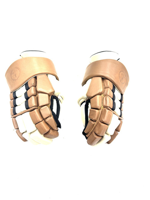 Vist Large View of Product Image Which is Used MVP Senior Gloves Brown 14"