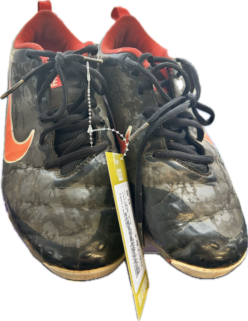 Vist Large View of Product Image Which is Used Nike FAST FLEX BB/SB Cleats Black Junior 04.5