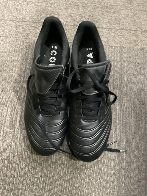 Vist Large View of Product Image Which is Used Adidas COPA 18.4 Soccer Cleats Black Senior 9.5