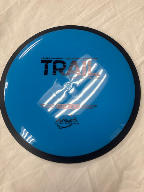 Vist Large View of Product Image Which is Used MVP TRAIL DRIVER Disc Golf Driver Royal Blue