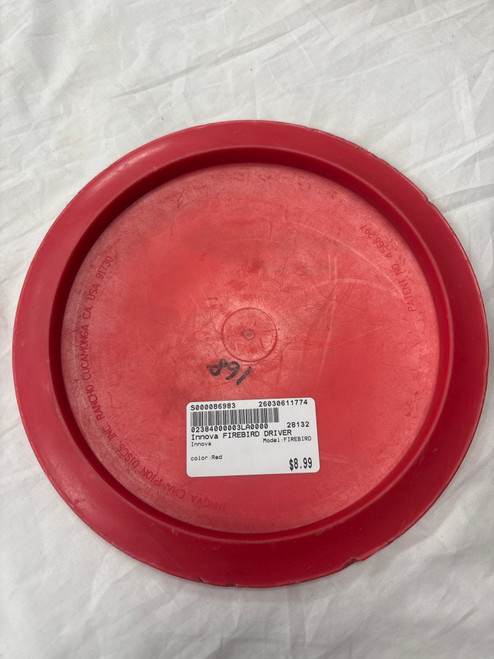 Vist Large View of Product Image Which is Used Innova FIREBIRD Disc Golf Driver Red