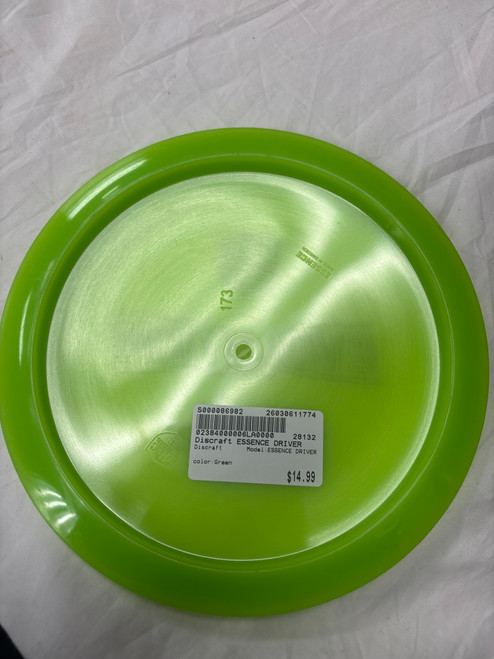 Vist Large View of Product Image Which is Used Discraft ESSENCE DRIVER Disc Golf Driver Green