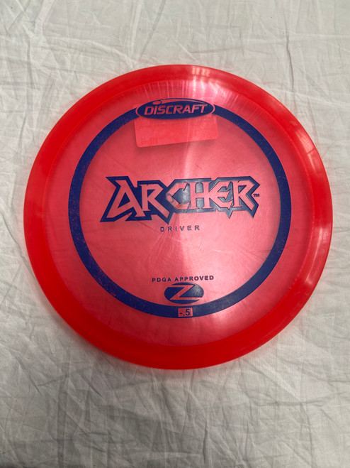 Vist Large View of Product Image Which is Used Discraft ARCHER DRIVER Disc Golf Driver Red