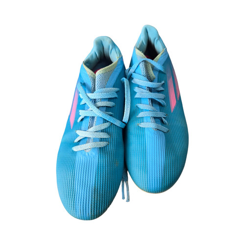 Vist Large View of Product Image Which is Used Adidas X SOCCER CLEATS Soccer Cleats Carolina Blue Junior 05