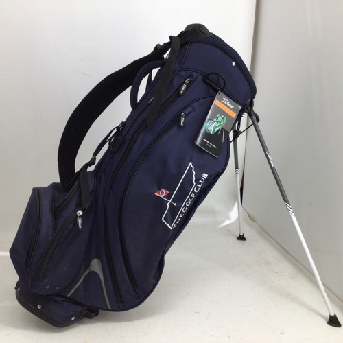 Vist Large View of Product Image Which is Used Titleist THE GOLF CLUB LIGHTWEIGHT STAND BAG Mens Stand Bag Navy Blue