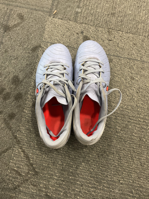 Vist Large View of Product Image Which is Used Nike TIEMPO CLEATS Soccer Cleats Pink Junior 03.5