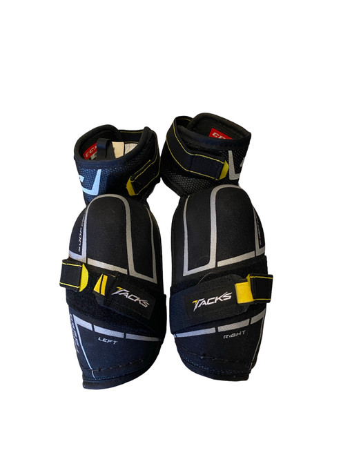 Vist Large View of Product Image Which is Used CCM TACKS 9550 Junior Elbow Pads LG