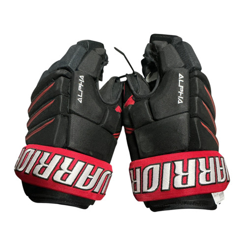 Vist Large View of Product Image Which is Used Warrior ALPHA QX3 GLOVE Senior Gloves Black 13"