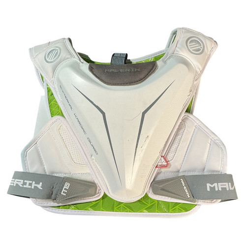 Vist Large View of Product Image Which is Used Maverik M5 Lacrosse Shoulder Pads White MD