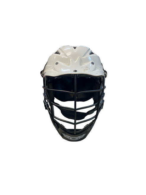 Vist Large View of Product Image Which is Used Cascade CS-R Lacrosse Helmet White MD