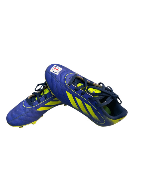 Vist Large View of Product Image Which is Used Adidas Soccer Cleats Royal Blue Junior 01