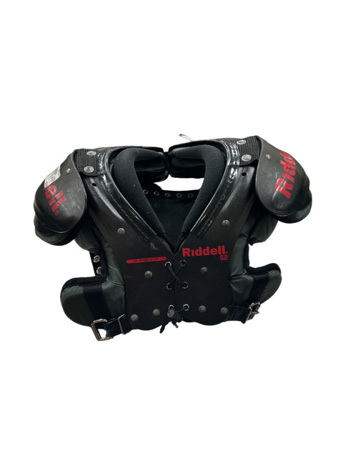 Vist Large View of Product Image Which is Used Riddell S2 FB YTH SHOULDER PADS MD FB Shoulder Pads Black MD