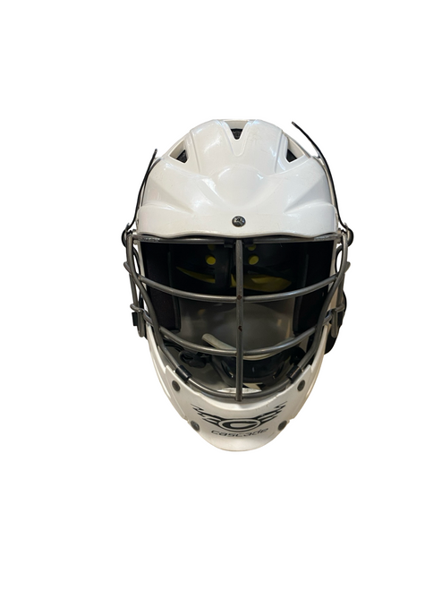 Vist Large View of Product Image Which is Used Cascade CS-R Lacrosse Helmet White MD