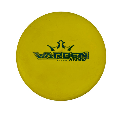 Vist Large View of Product Image Which is Used Dynamic Discs CLASSIC HYBRID WARDEN Disc Golf Putter Yellow