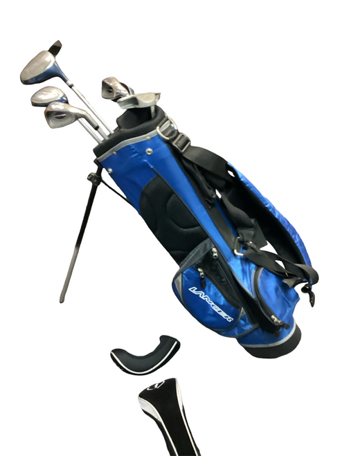 Vist Large View of Product Image Which is Used LANCER JR GOLF SET Jr Package Set RH Navy Blue 6 Piece