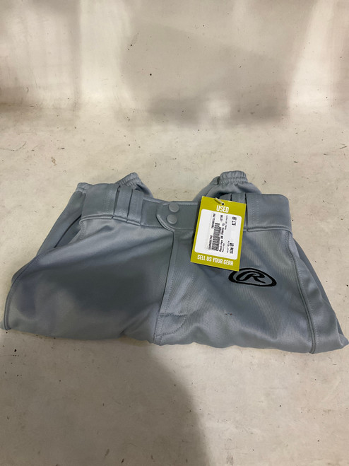 Vist Large View of Product Image Which is Used Rawlings BB PANTS BB/SB Pant Boys White SM