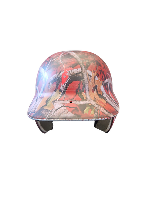 Vist Large View of Product Image Which is Used CAMO HELMET Batting Helmet No Mask None MD