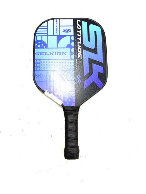Vist Large View of Product Image Which is Used Selkirk LATTITUDE 2.0 Pickleball Racquet Royal Blue